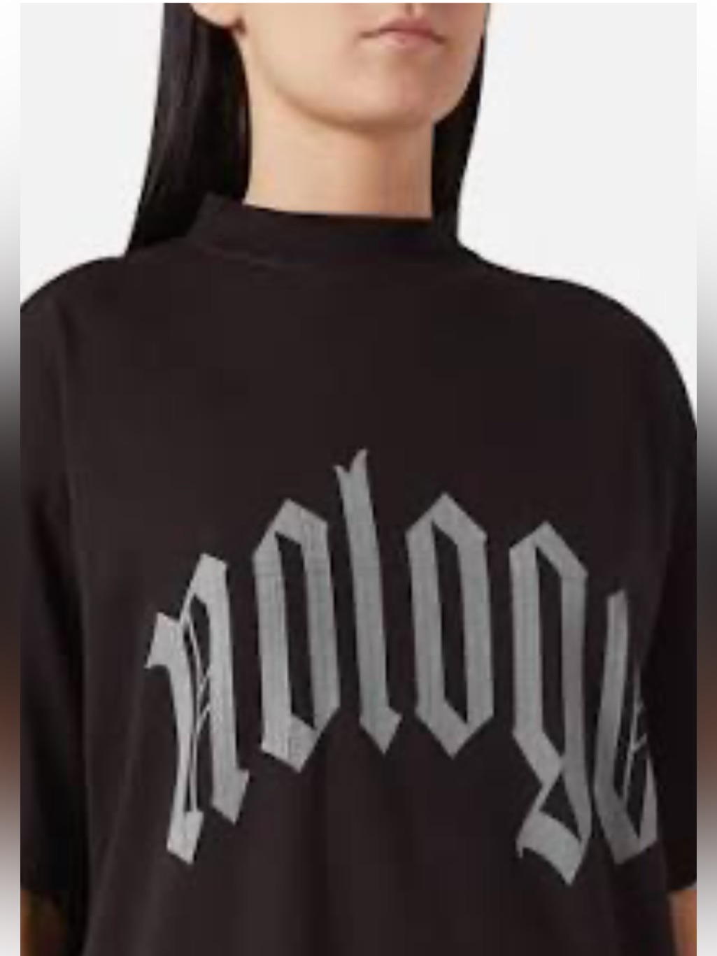 Balenciaga No Logo Black Hoodie.